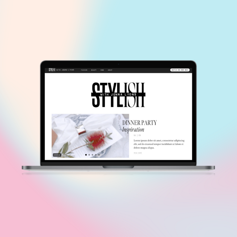 Stylish Homepage